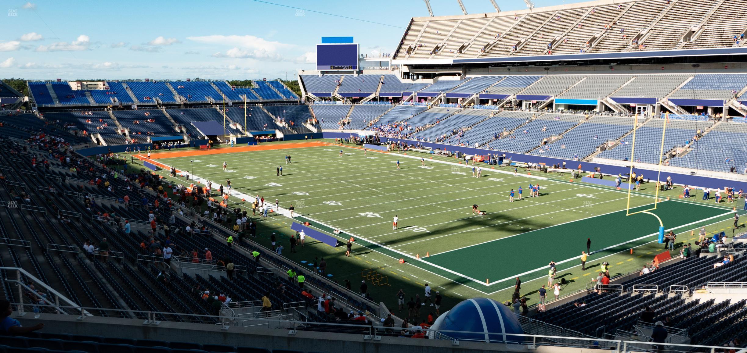 Seating view for Camping World Stadium Section Plaza 26