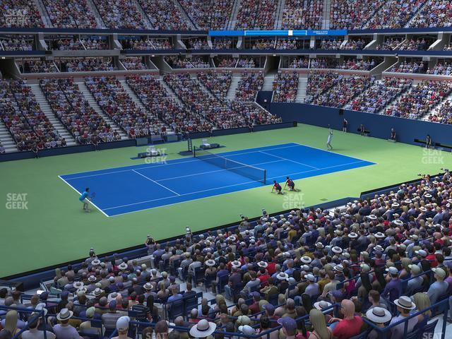 Seating view for Arthur Ashe Stadium Section Suite 208