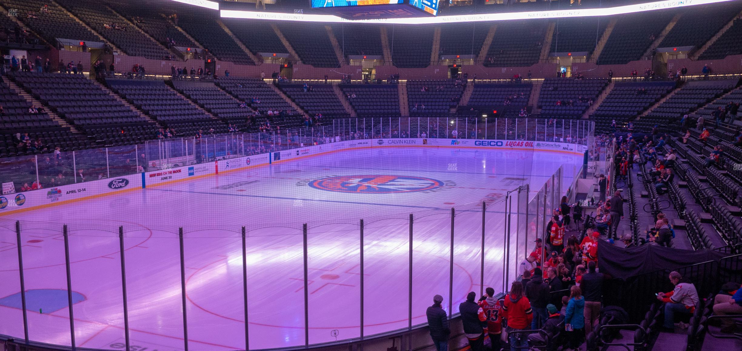 Seating view for Nassau Coliseum Section 122