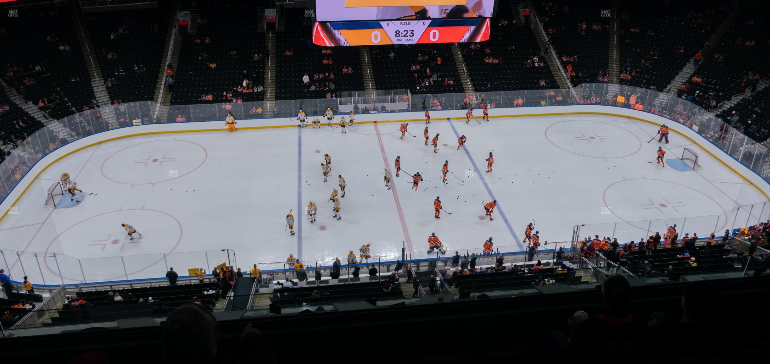 Seating view for Rogers Place Section 203