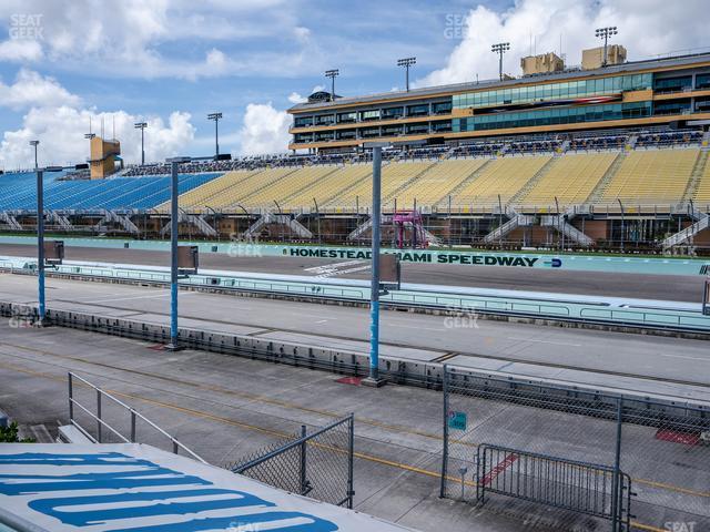 Seating view for Homestead-Miami Speedway Section Pit Road Cabana 16