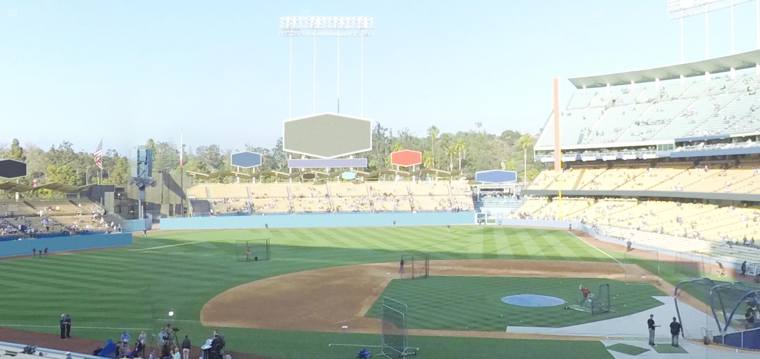 Seating view for Dodger Stadium Section 127 Lg