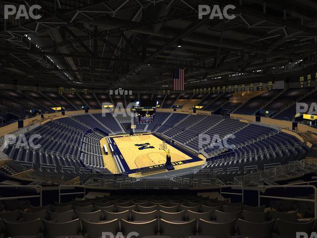 Seating view for Crisler Center Section 216