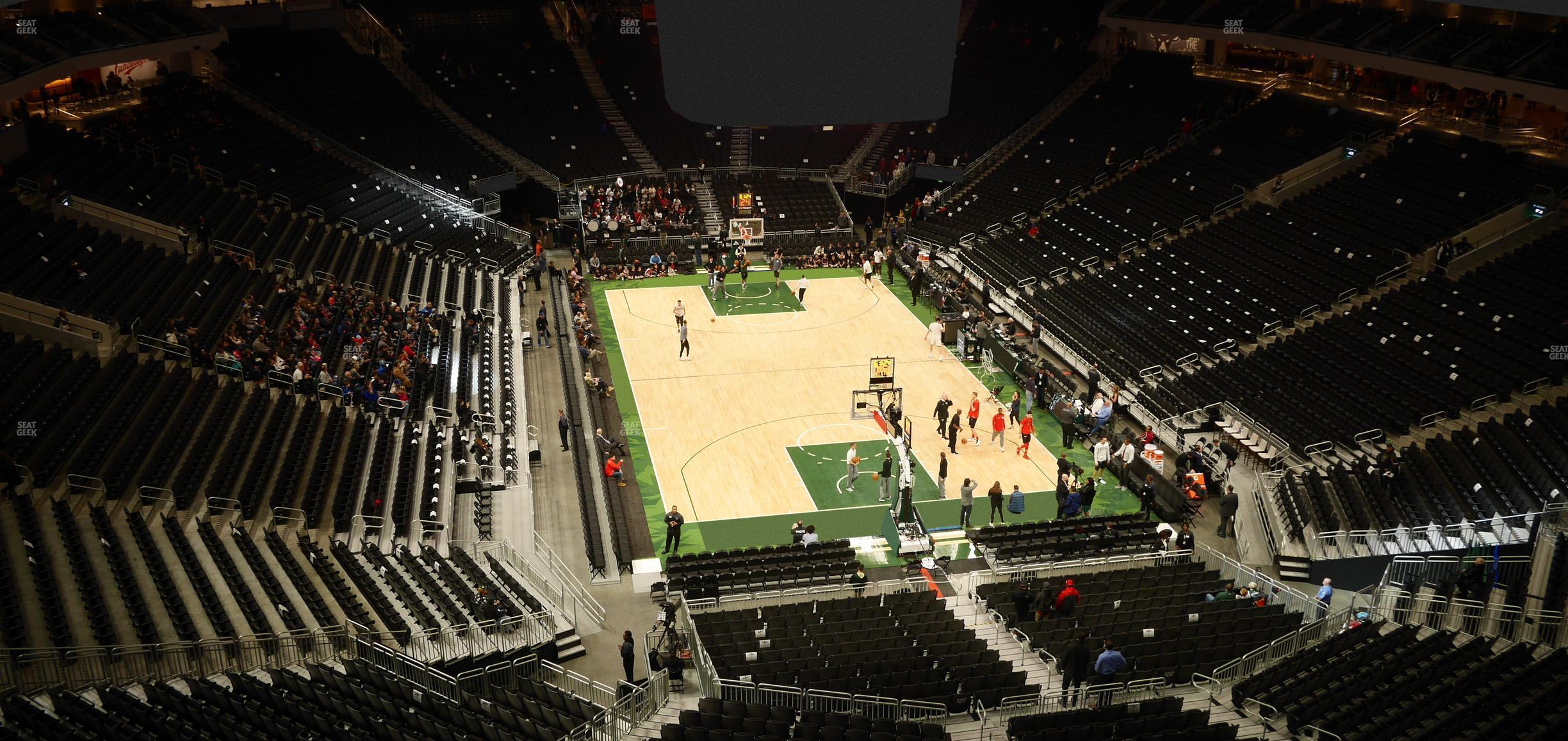 Seating view for Fiserv Forum Section 202