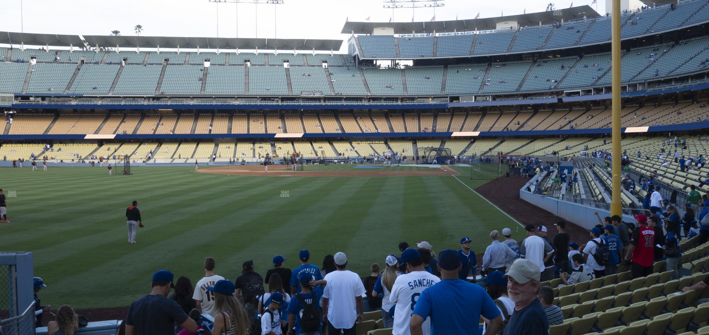 Seating view for Dodger Stadium Section 53 Fd