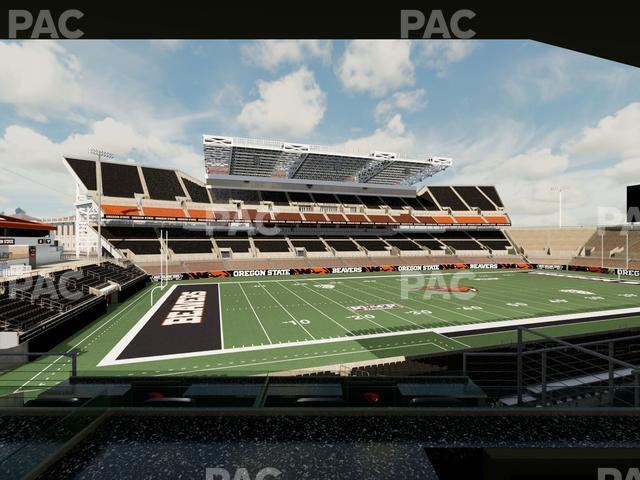 Seating view for Reser Stadium Section West Loge 23