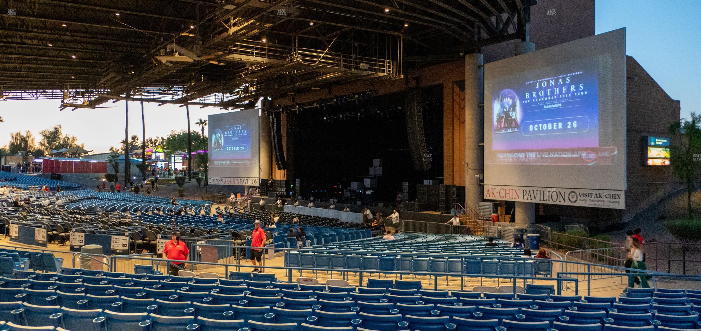 Seating view for Talking Stick Resort Amphitheatre Section 201