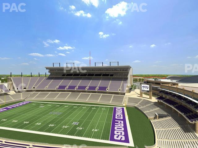 Seating view for Amon G Carter Stadium Section 302