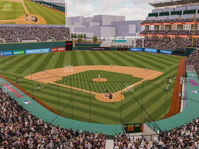 Seating view for Progressive Field Section Suite 240