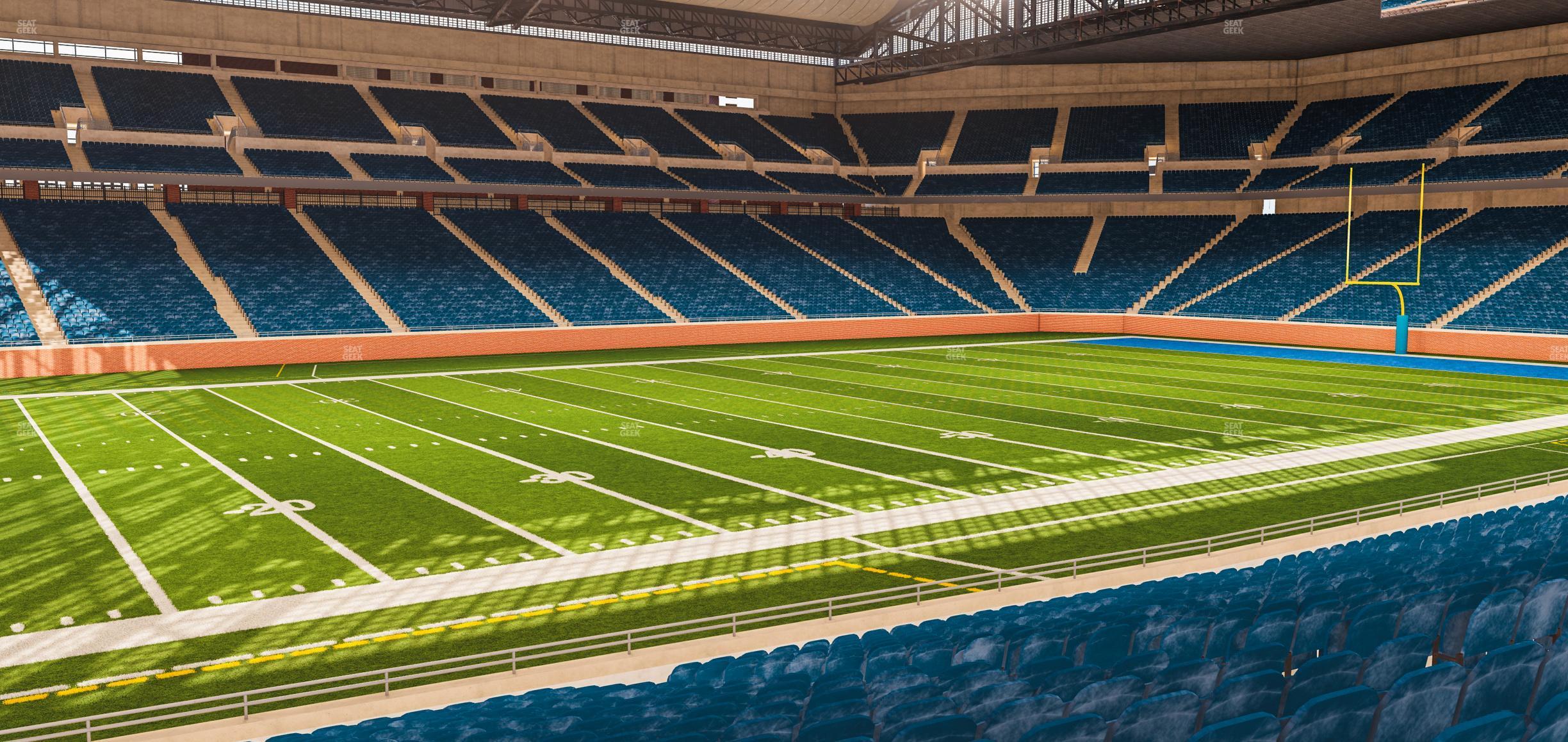 Seating view for Ford Field Section 103