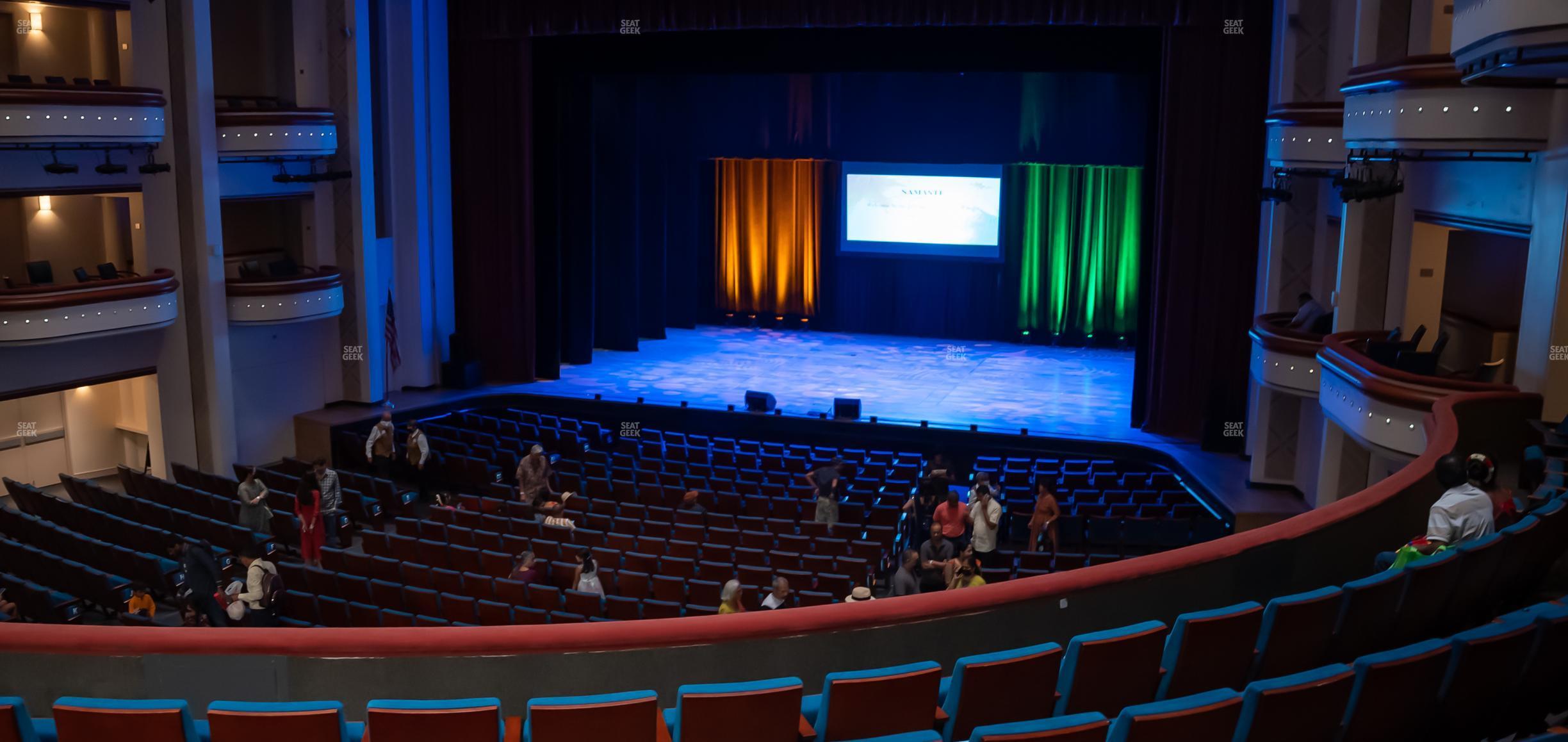 Seating view for Belk Theater at Blumenthal Performing Arts Center Section Grand Tier Right