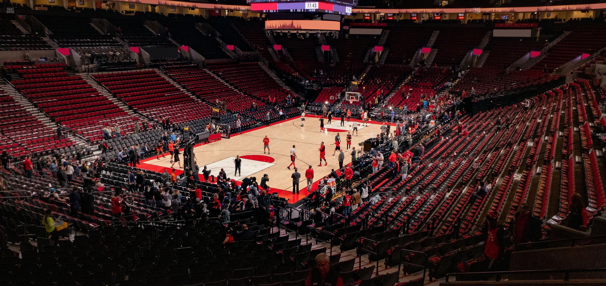 Seating view for Moda Center Section 206