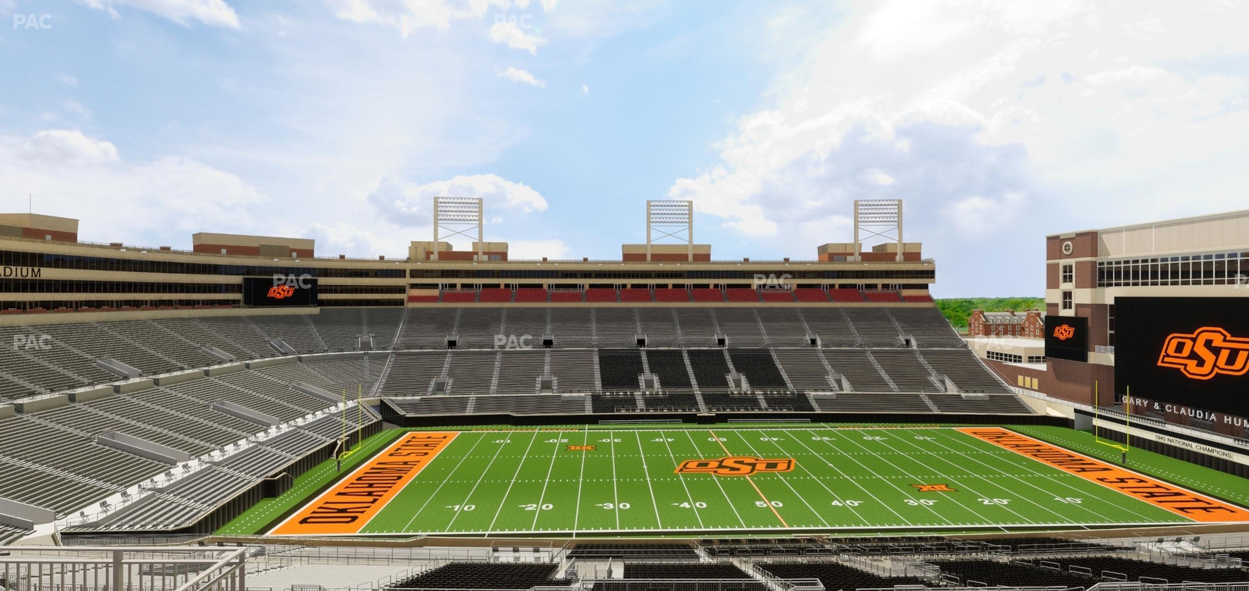 Seating view for Boone Pickens Stadium Section Club 510