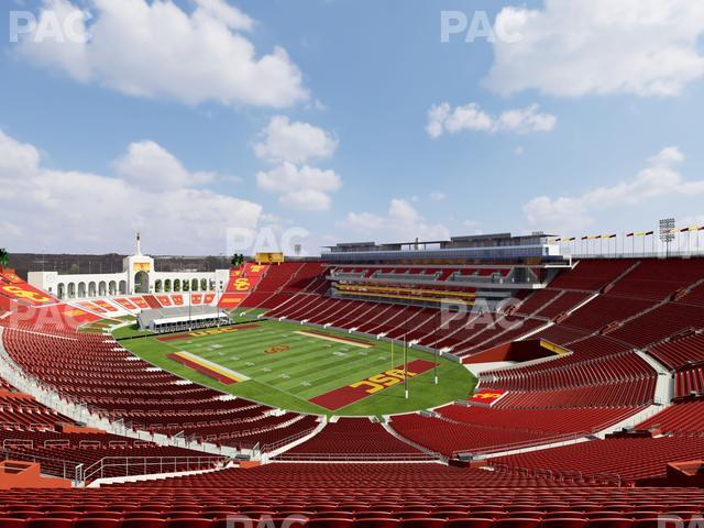 Seating view for Los Angeles Memorial Coliseum Section 317