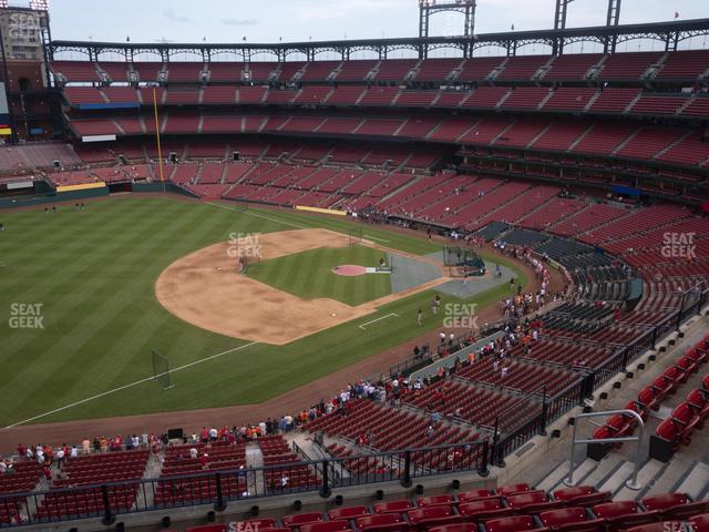 Seating view for Busch Stadium Section Left Field Pavilion 361