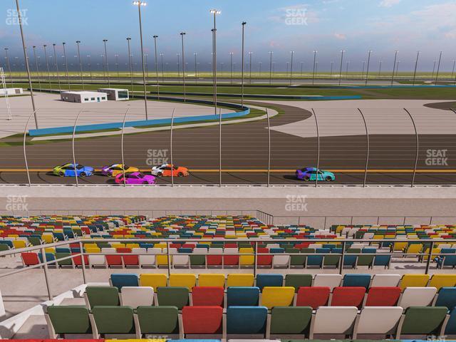 Seating view for Daytona International Speedway Section Back 174