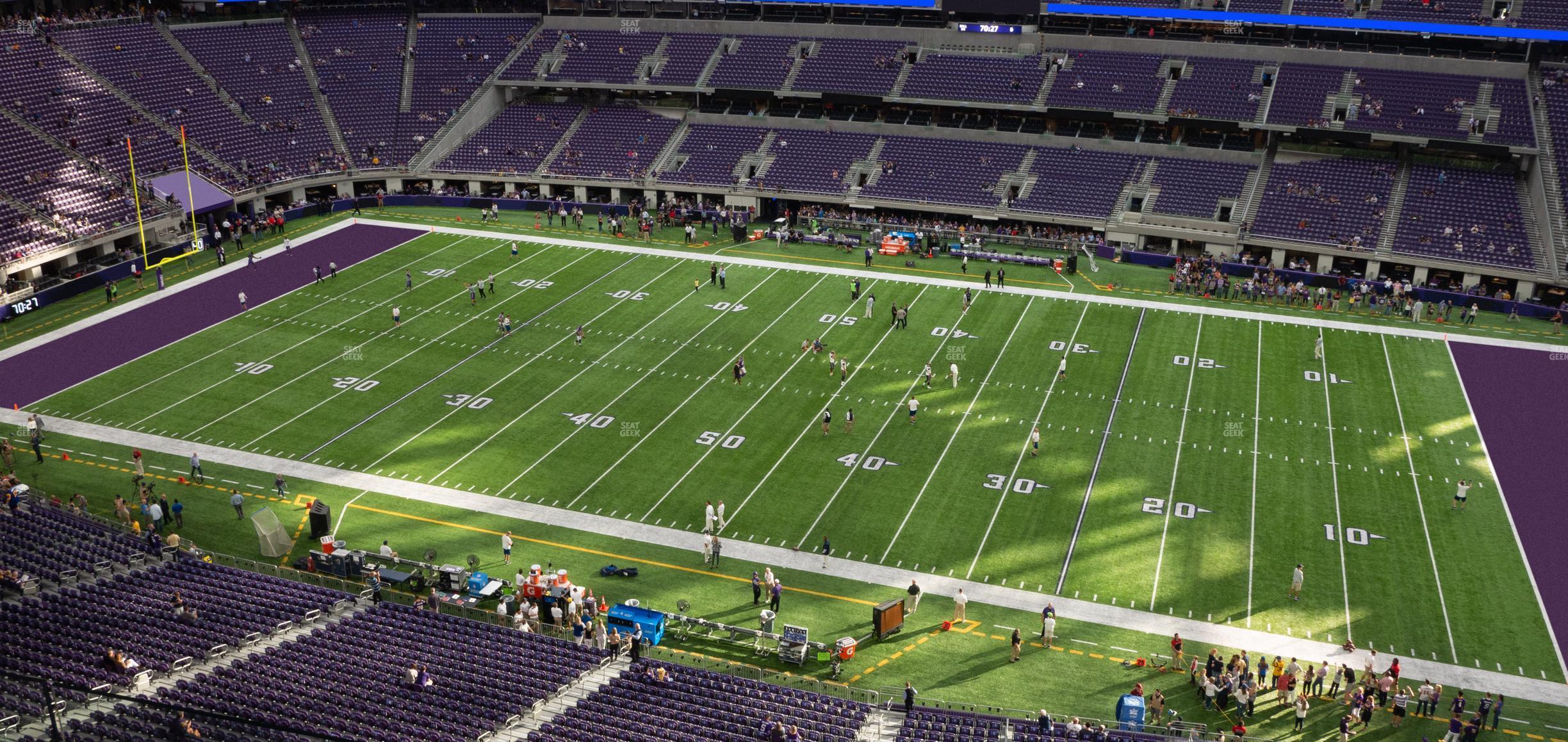 Seating view for U.S. Bank Stadium Section 310