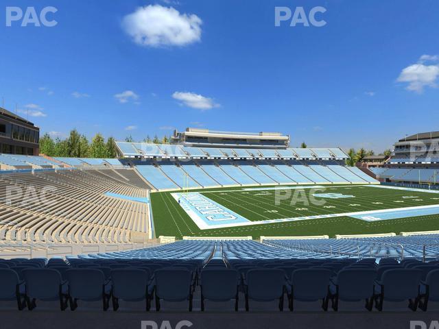 Seating view for Kenan Memorial Stadium Section 120