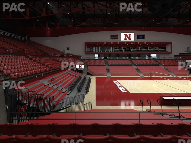 Seating view for Bob Devaney Sports Center Section B 2