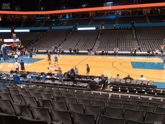 Seating view for Paycom Center Section 115