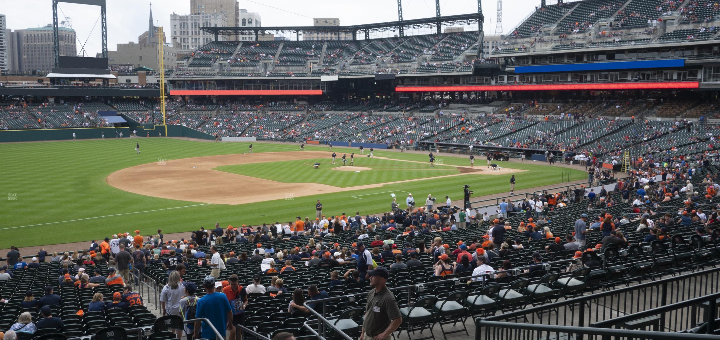 Seating view for Comerica Park Section 138