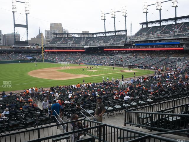 Seating view for Comerica Park Section 138