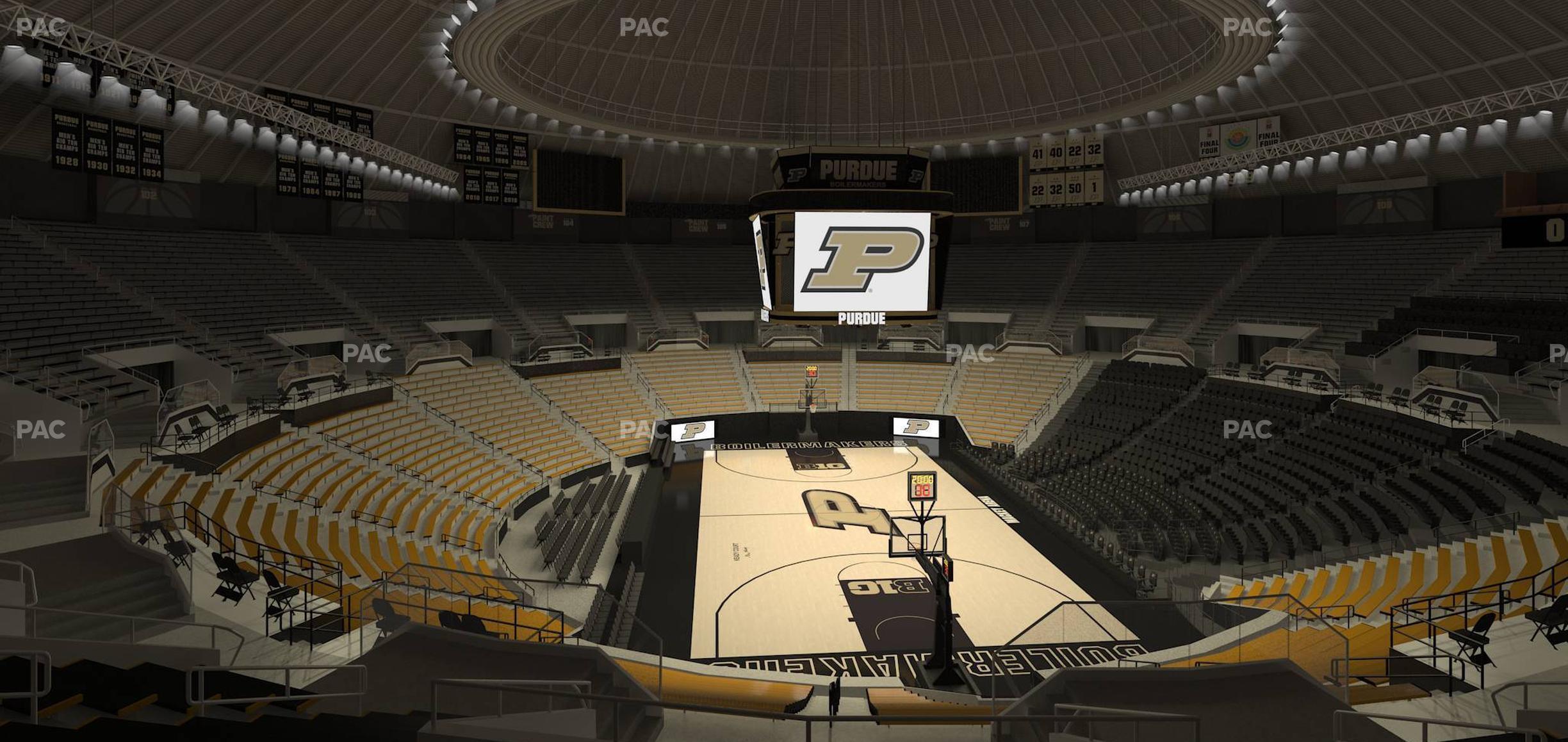 Seating view for Mackey Arena Section Upper 115