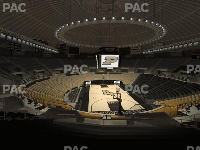 Seating view for Mackey Arena Section Upper 115