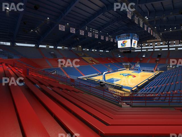 Seating view for Allen Fieldhouse Section 10