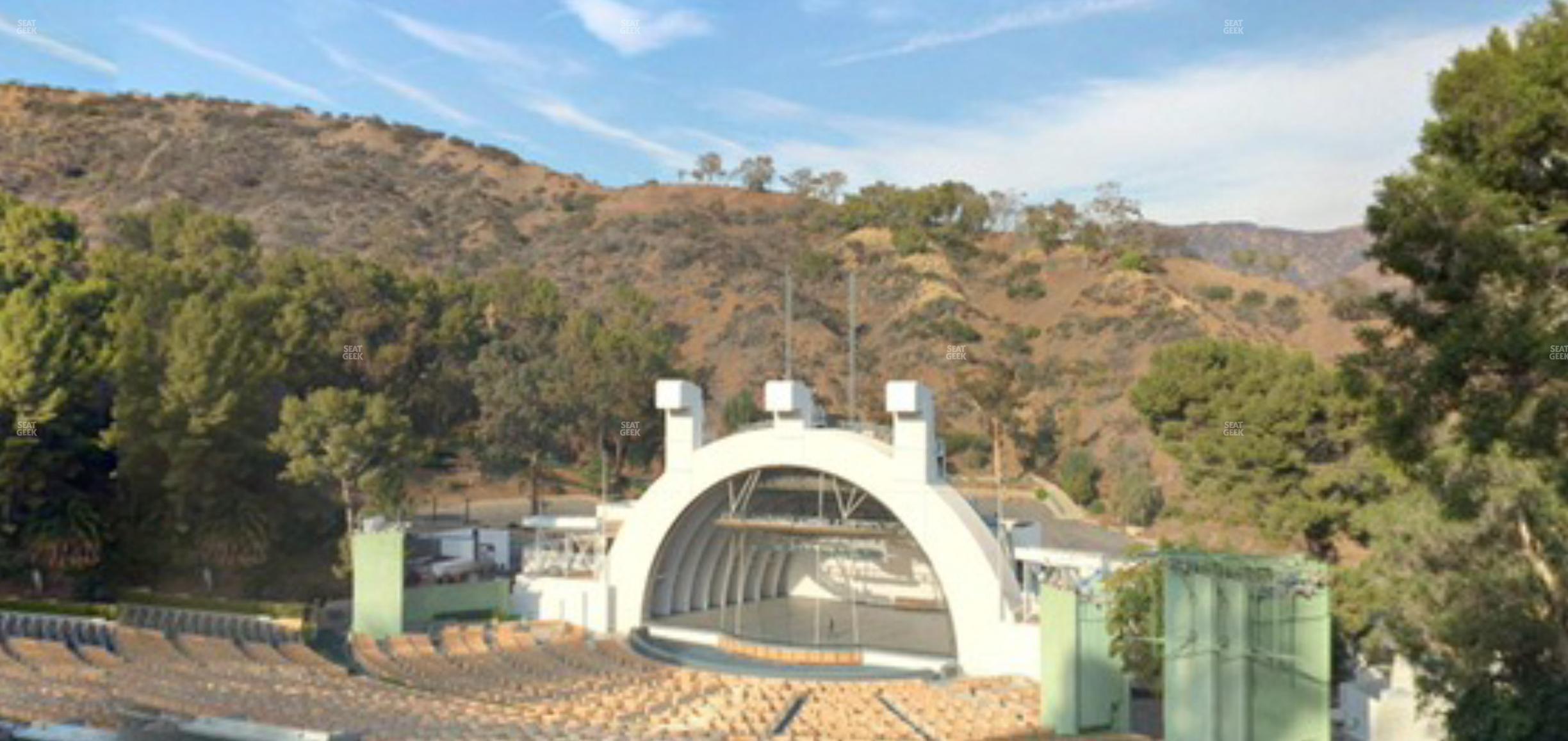 Seating view for Hollywood Bowl Section Q 3