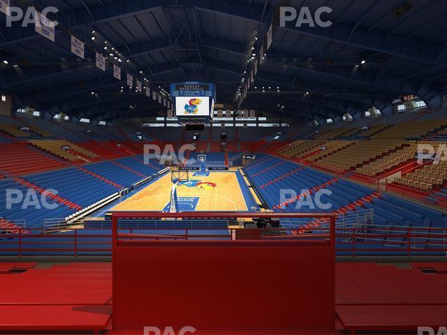 Seating view for Allen Fieldhouse Section 11