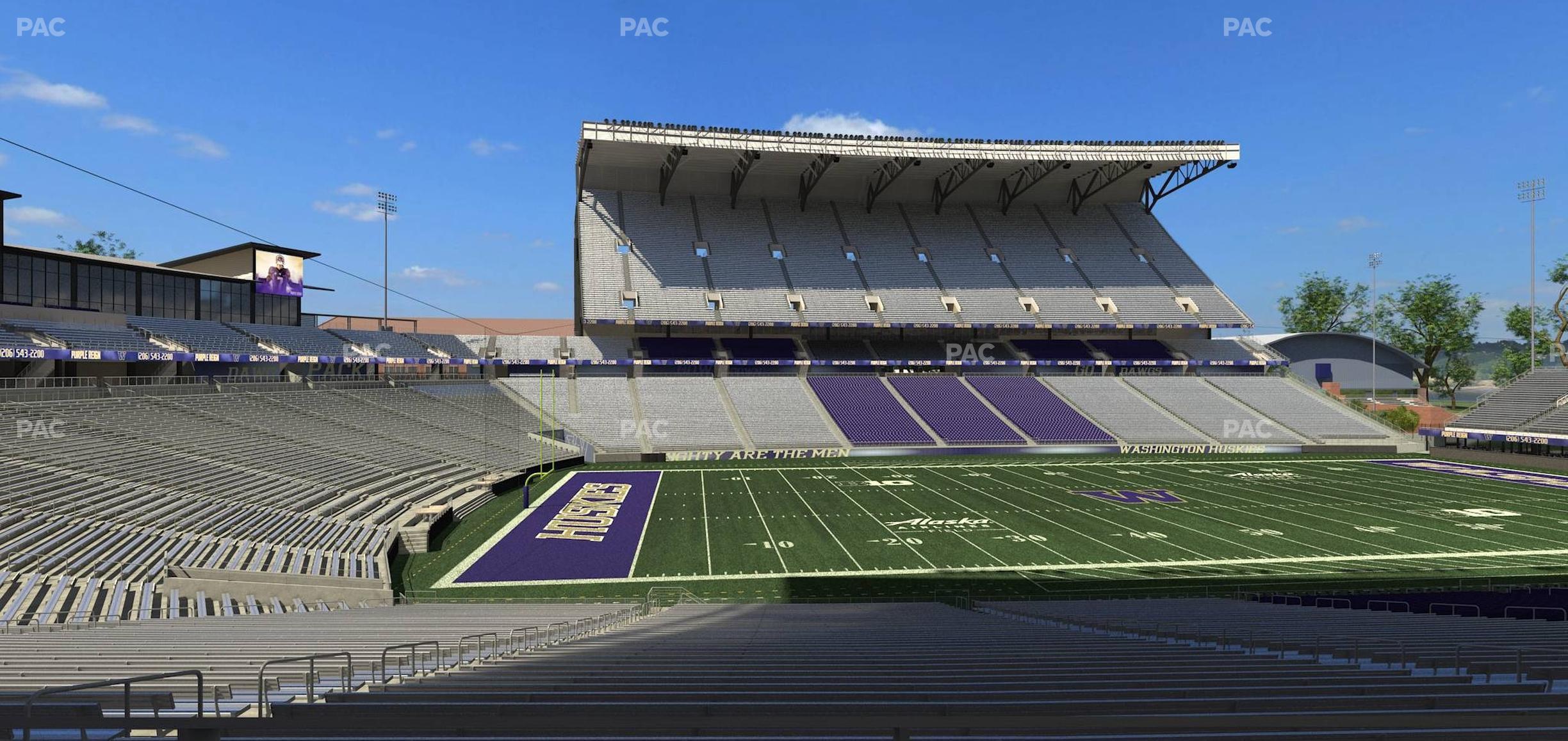 Seating view for Husky Stadium Section 109