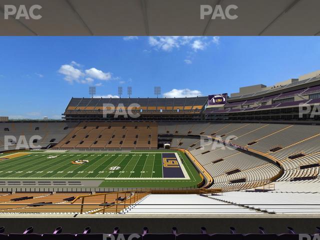 Seating view for Tiger Stadium Section Club 104