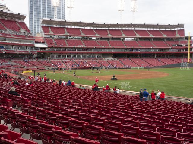 Seating view for Great American Ball Park Section 135