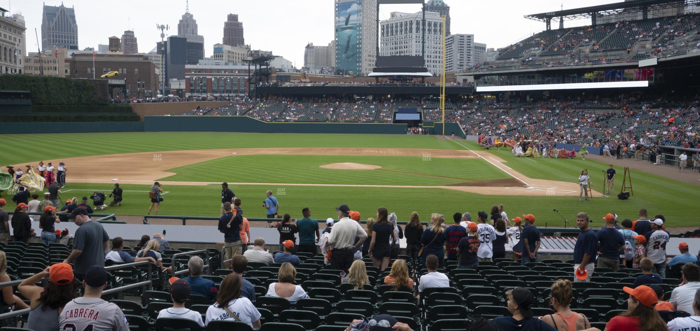 Seating view for Comerica Park Section 132