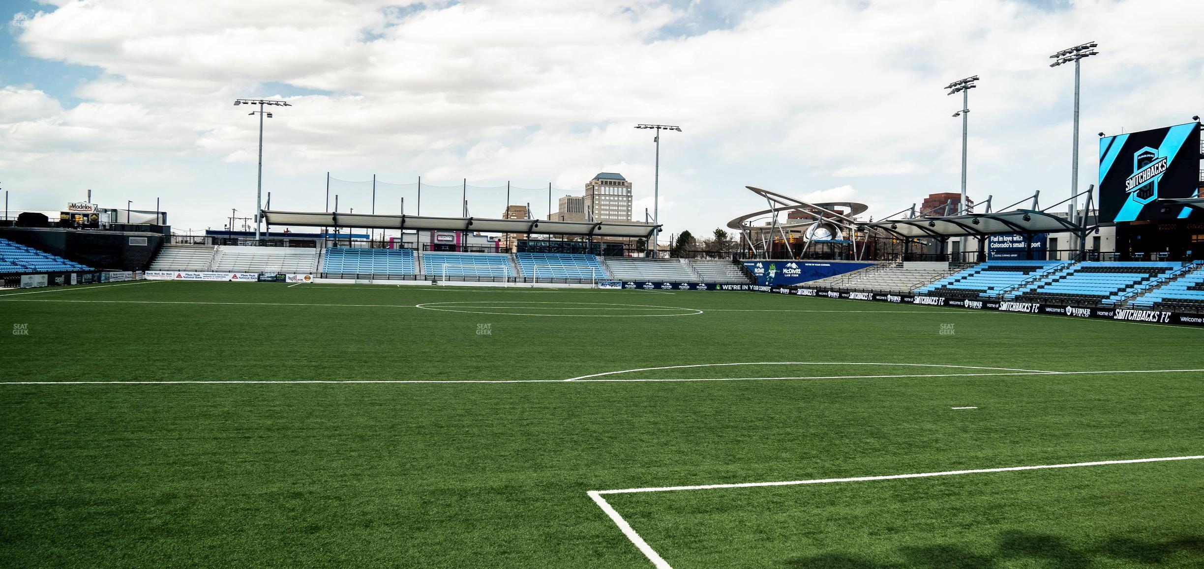 Seating view for Weidner Field Section Standing 128