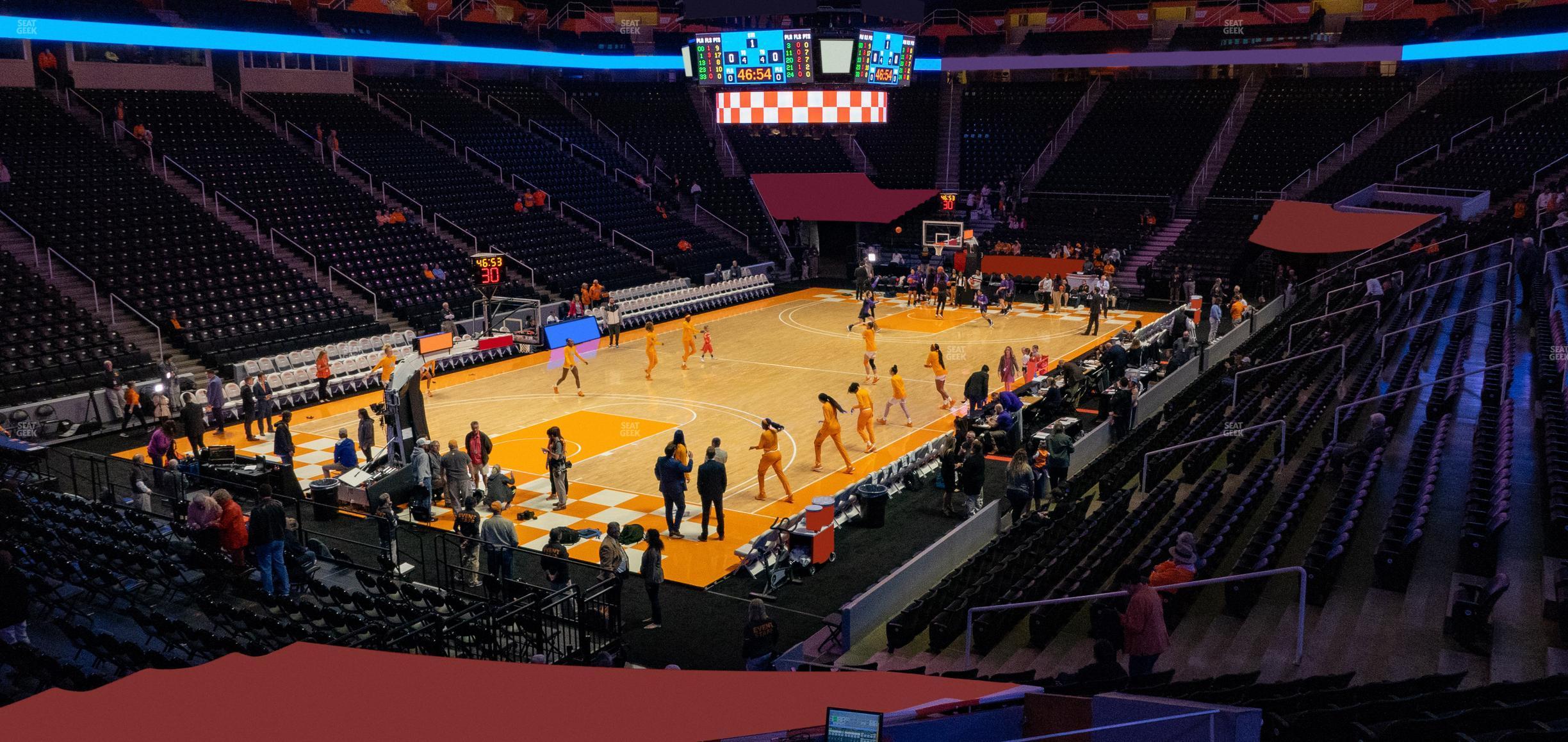 Seating view for Thompson-Boling Arena at Food City Center Section 110