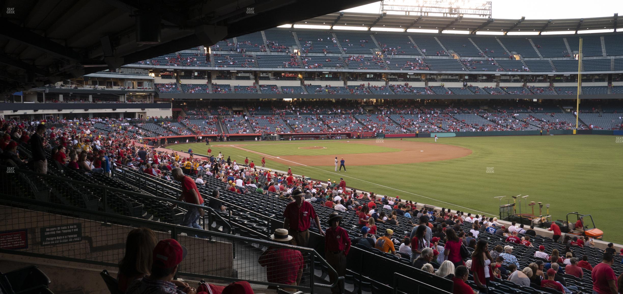 Seating view for Angel Stadium of Anaheim Section 229