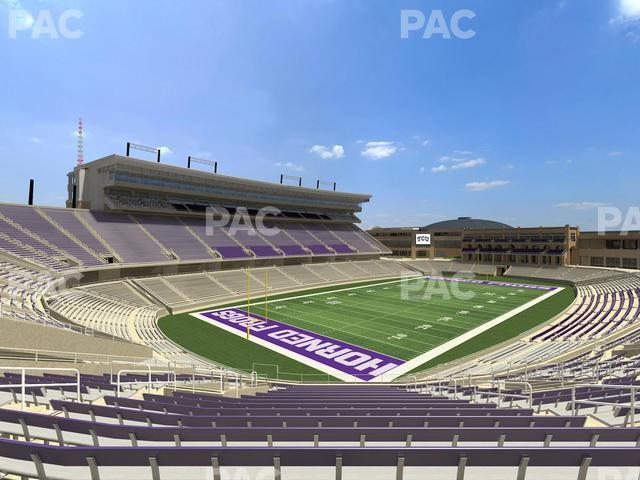 Seating view for Amon G Carter Stadium Section 216