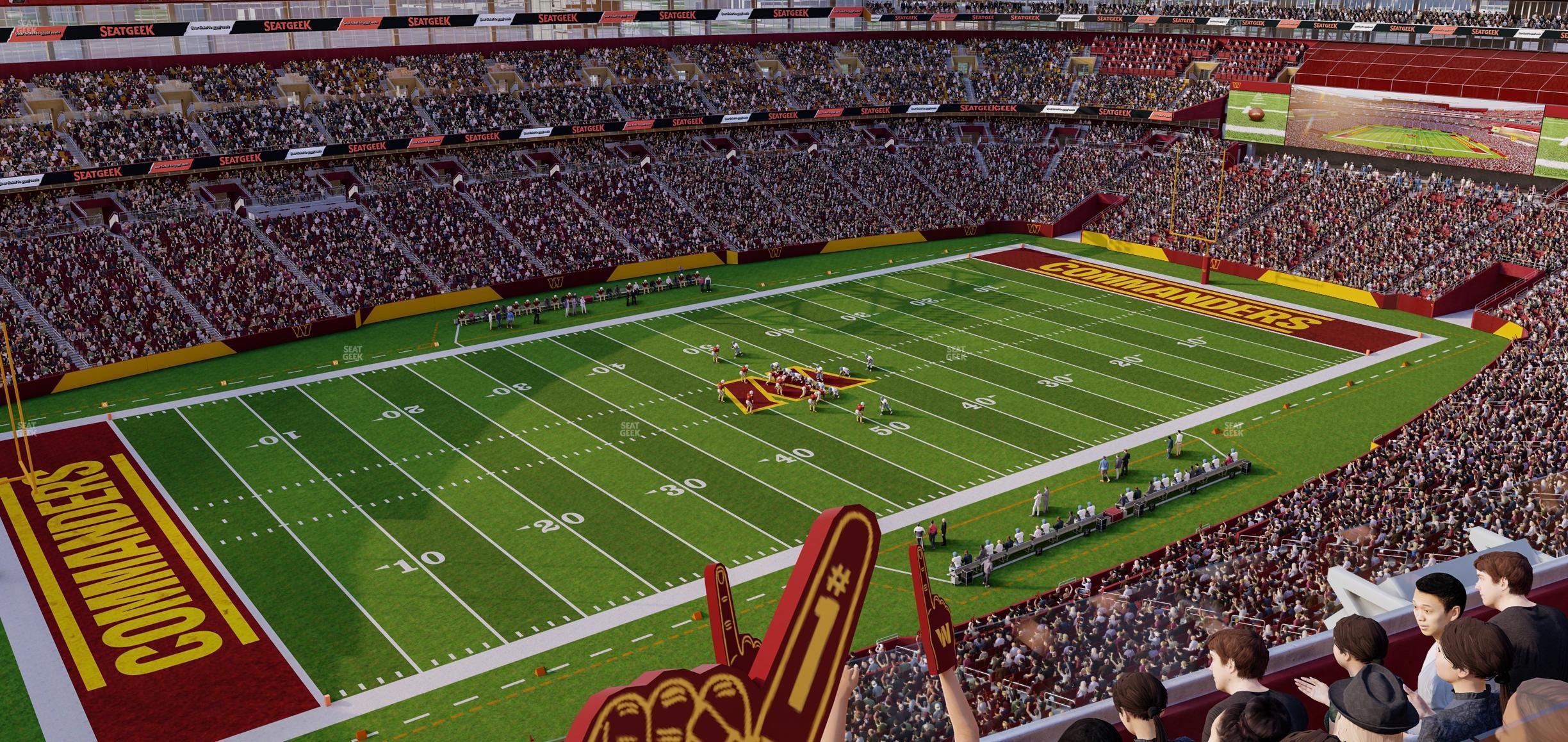 Seating view for Northwest Stadium Section 432