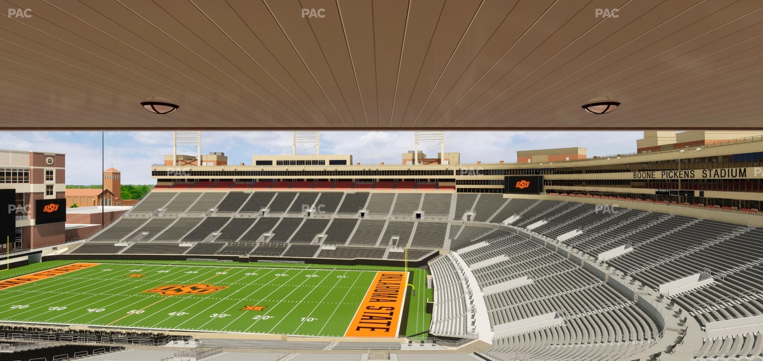 Seating view for Boone Pickens Stadium Section Club 552