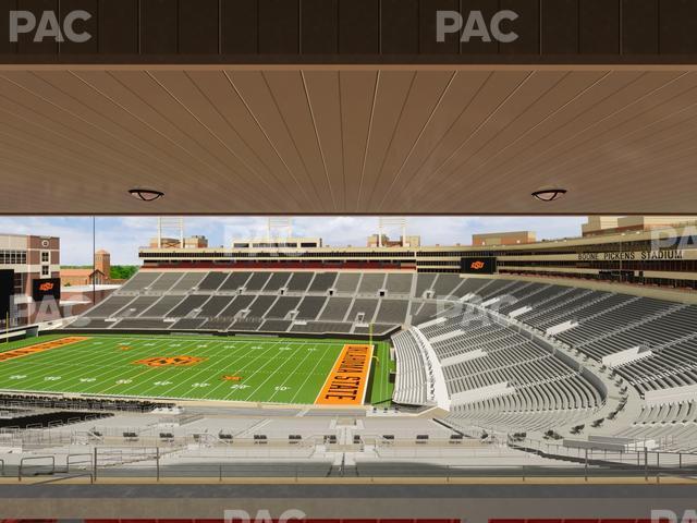 Seating view for Boone Pickens Stadium Section Club 552