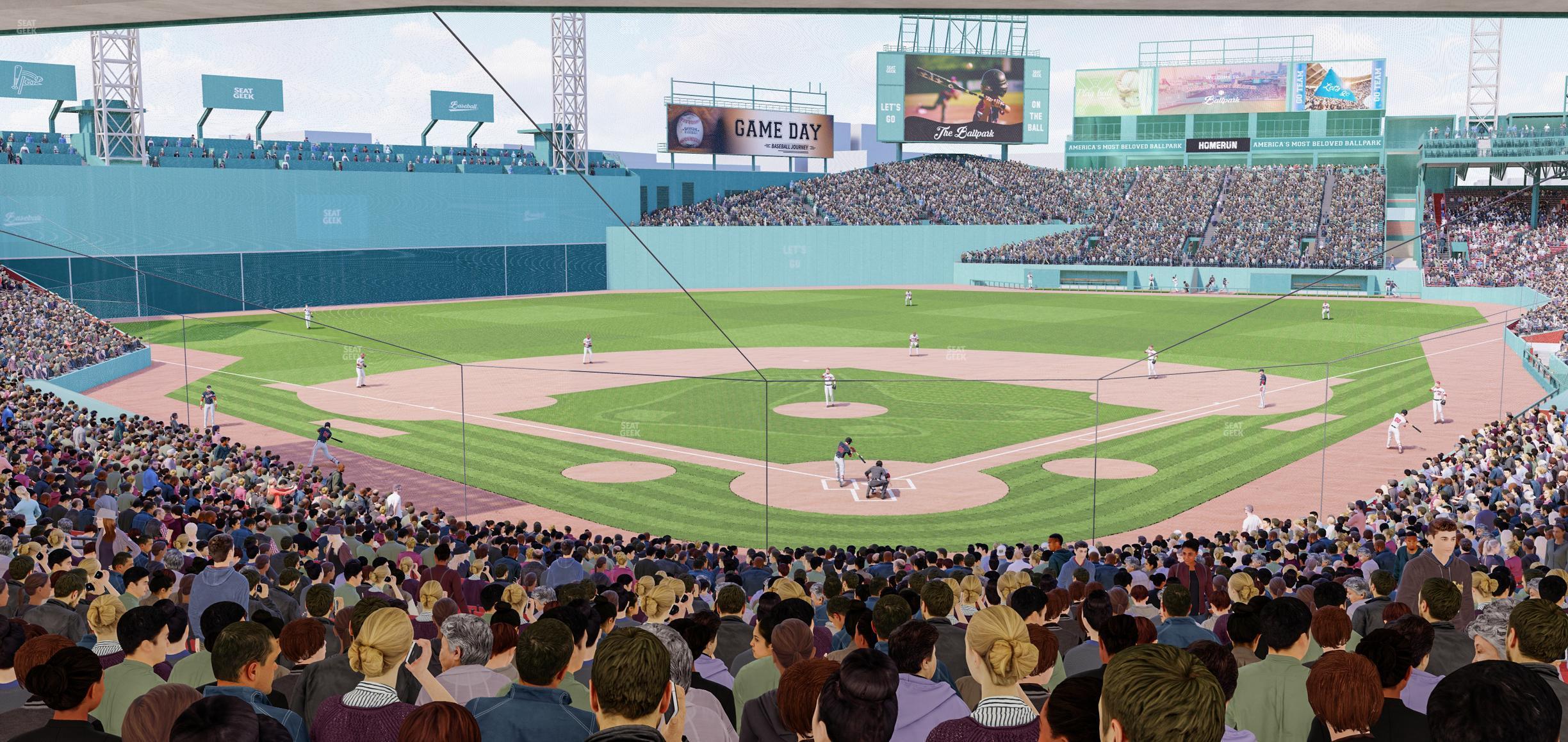 Seating view for Fenway Park Section Grandstand 21