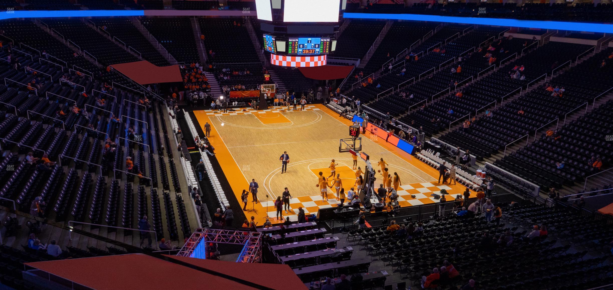 Seating view for Thompson-Boling Arena at Food City Center Section 214