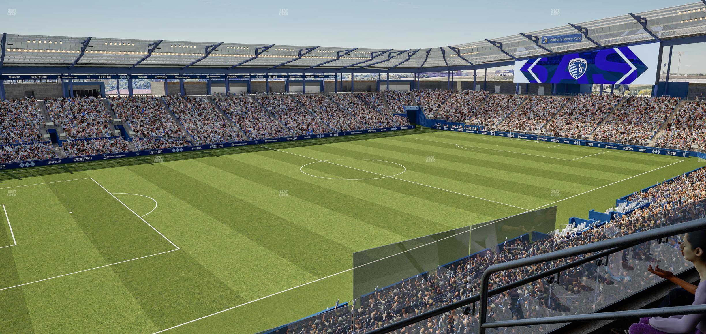 Seating view for Children's Mercy Park Section Suite 403