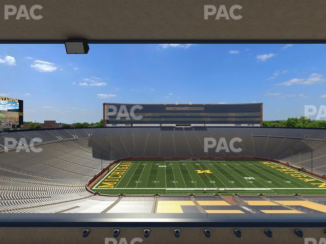 Seating view for Michigan Stadium Section 407