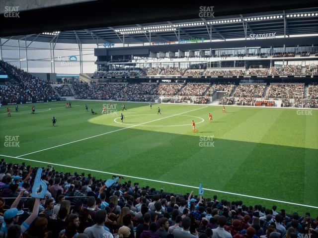 Seating view for Allianz Field Section 11