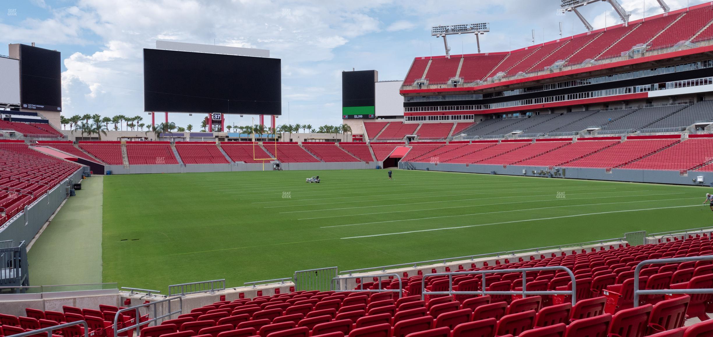 Seating view for Raymond James Stadium Section 145