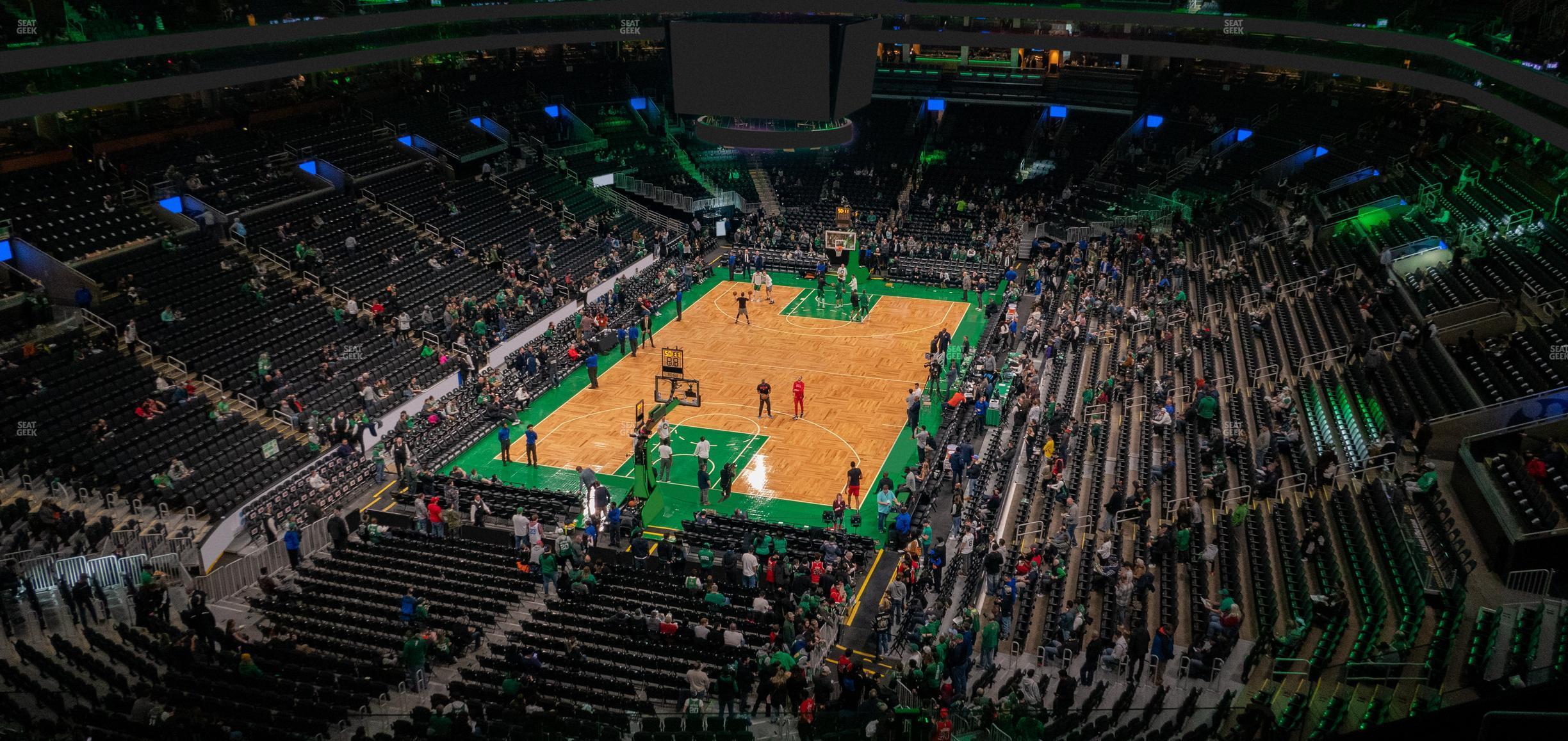 Seating view for TD Garden Section Balcony 307