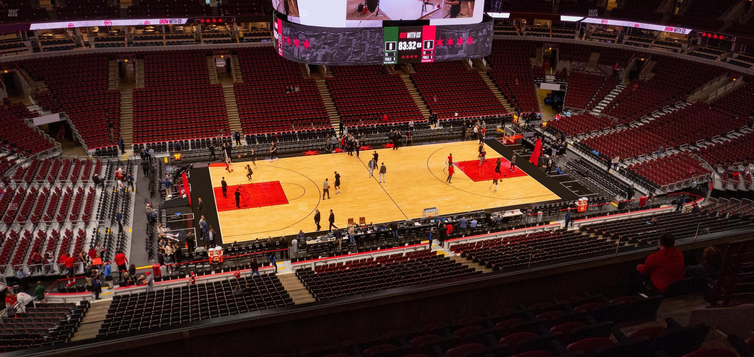 Seating view for United Center Section 302